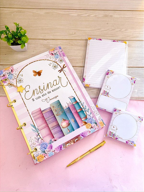 Kit Profesora: Personalize com seu nome - LEIA A DESCRIÇÃO