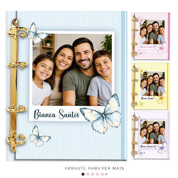 Agenda Fichário Personalizada Reposicionável: Momentos Eternos ( Anexe sua imagem ) - Leia a Descrição