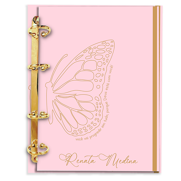Fichário Personalizado Reposicionável: Coleção Borboleta - 09