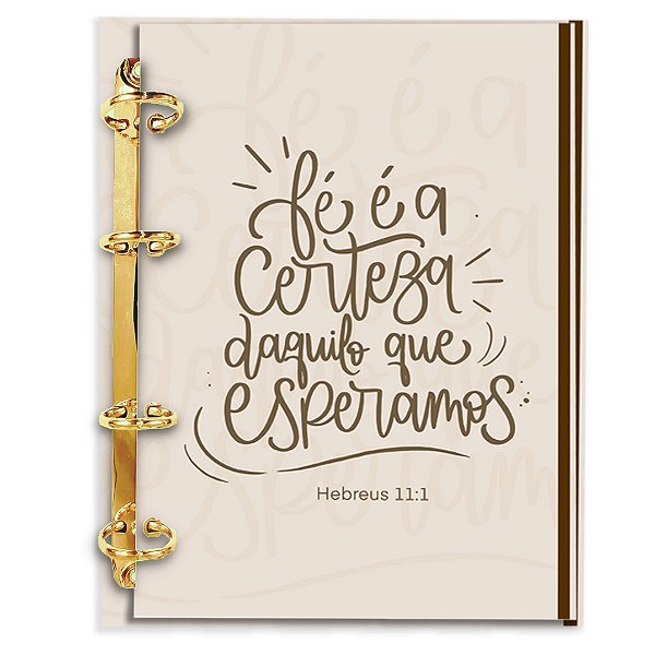 Agenda Fichário Personalizada Reposicionável:  Cristã