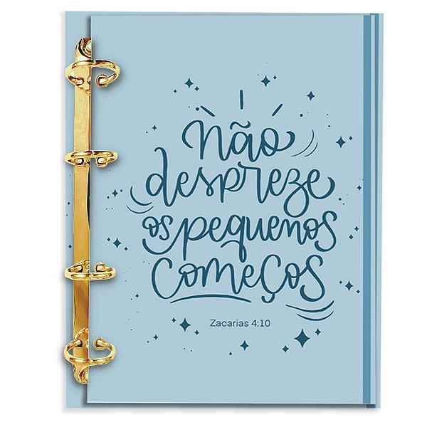 Agenda Fichário Personalizada Reposicionável: Pequenos Começos
