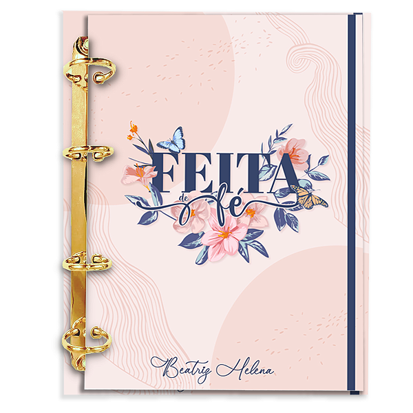 Agenda Fichário Personalizada Reposicionável: Feita de Fé