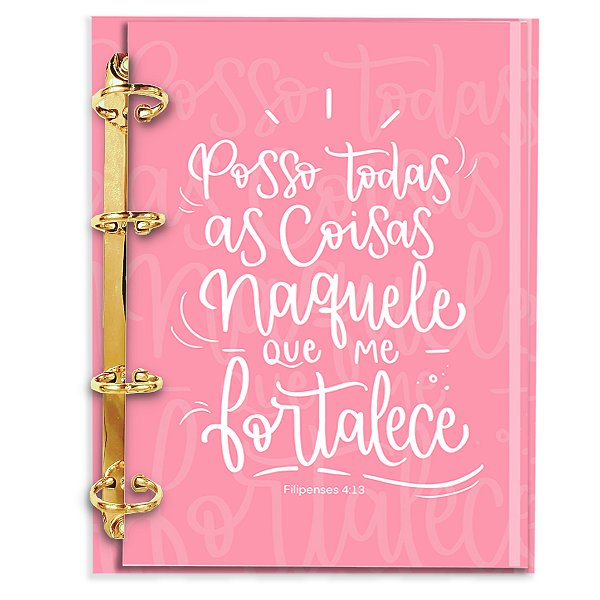 Fichário Personalizado Reposicionável: Posso Todas as Coisas