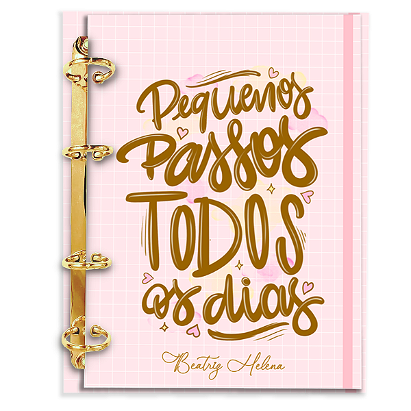 Agenda Fichário Personalizada Reposicionável: Pequenos Passos