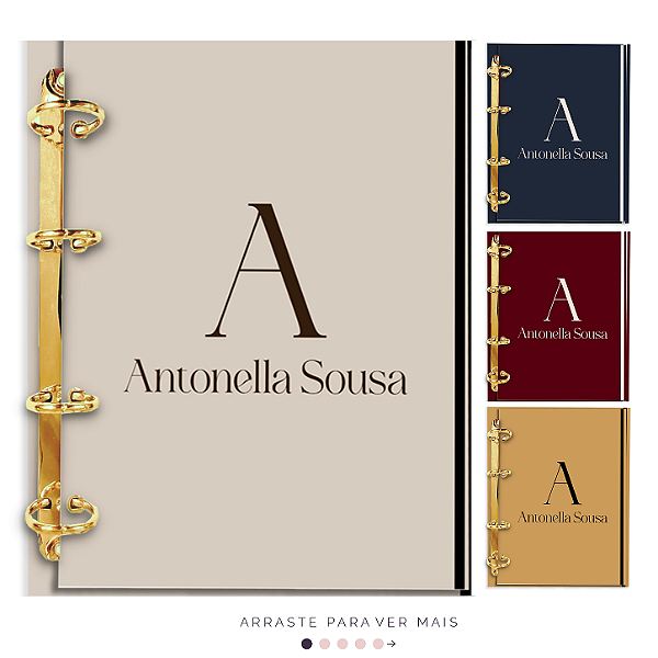 Agenda Fichário Personalizada Reposicionável: Inicial Classic