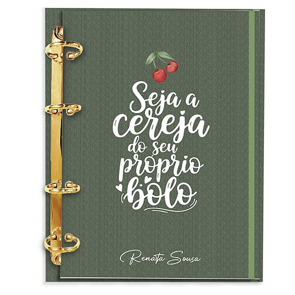 Agenda Fichário Personalizada Reposicionável: Cerejinha 06