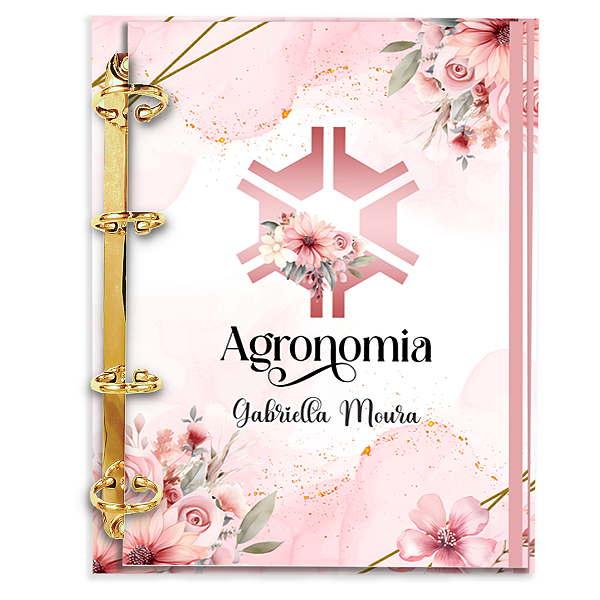 Agenda Fichário Personalizada Reposicionável : Agronomia 01