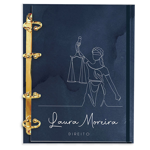 Agenda Fichário Personalizada Reposicionável : Direito 01