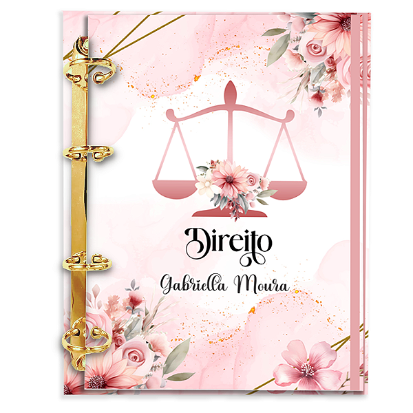 Agenda Fichário Personalizada Reposicionável : Direito 05