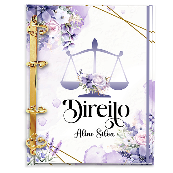 Agenda Fichário Personalizada Reposicionável : Direito 06