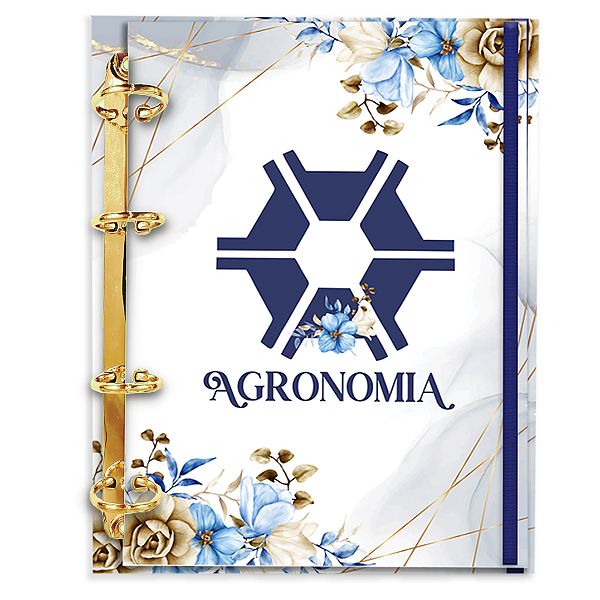Agenda Fichário Personalizada Reposicionável : Agronomia 02