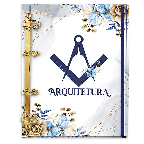 DUPLICADO - Agenda Fichário Personalizada Reposicionável : Arquitetura 01