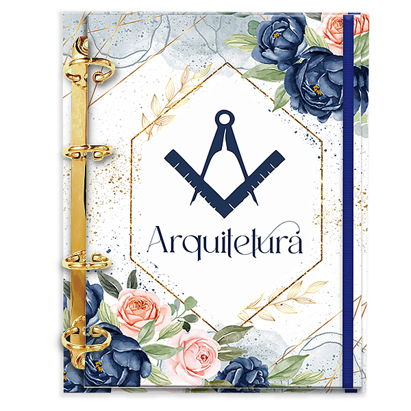 Agenda Fichário Personalizada Reposicionável : Arquitetura 04