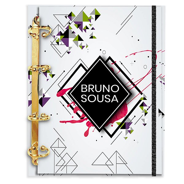 Fichário Personalizado Reposicionável: Masculino 12