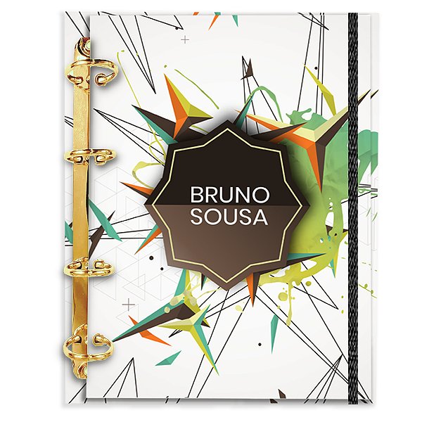 Fichário Personalizado Reposicionável: Masculino 13