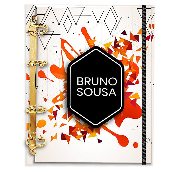 Fichário Personalizado Reposicionável: Masculino 16