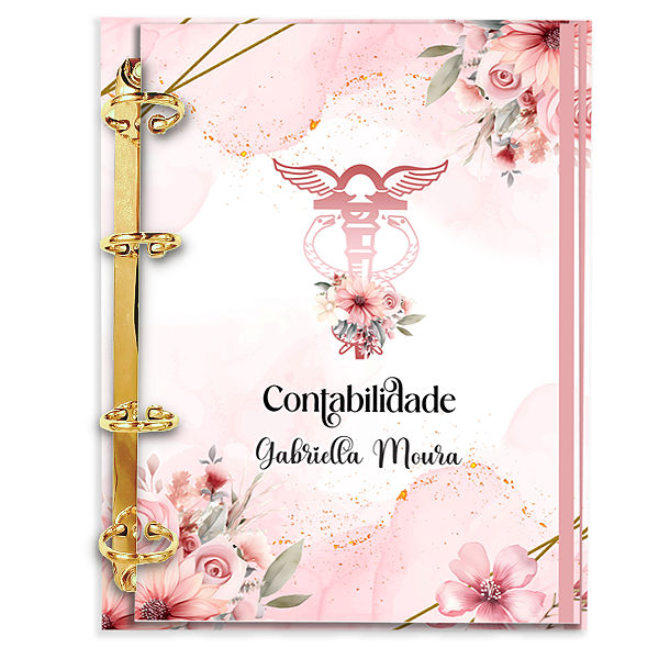 Agenda Fichário Personalizada Reposicionável: Contabilidade 01