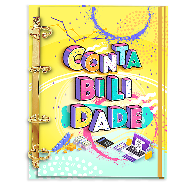 Agenda Fichário Personalizada Reposicionável: Contabilidade 04