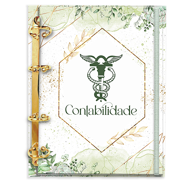 Agenda Fichário Personalizada Reposicionável: Contabilidade 08