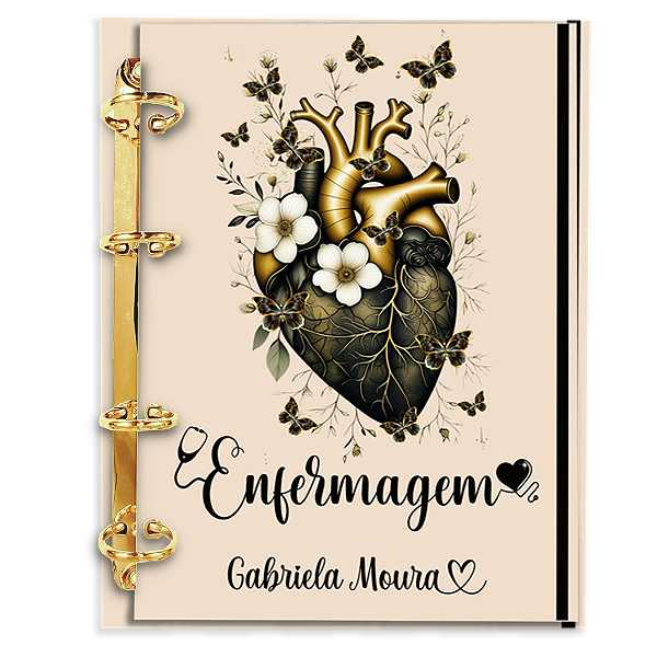 Agenda Fichário Personalizada Reposicionável: Enfermagem 03