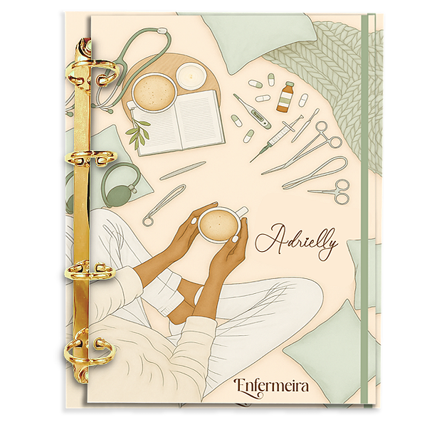 Agenda Fichário Personalizada Reposicionável: Enfermaagem 35