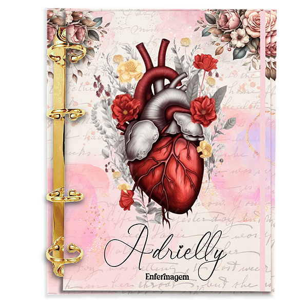 Agenda Fichário Personalizada Reposicionável: Enfermagem 12