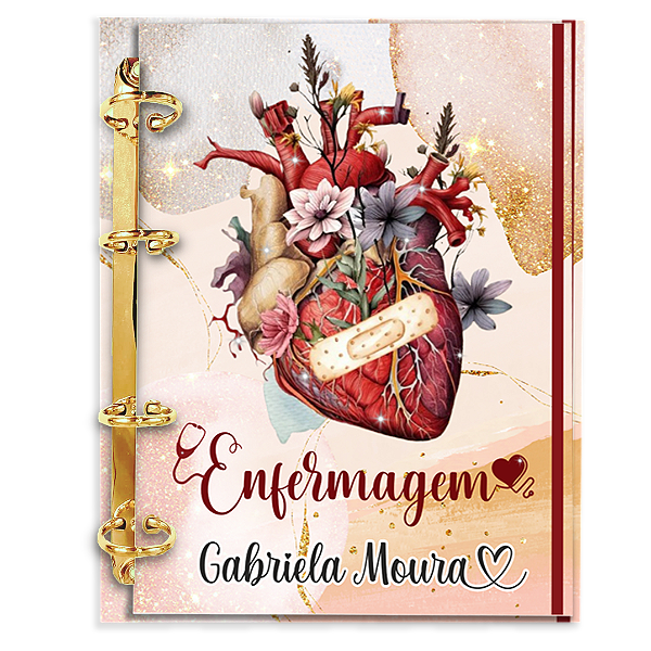 Agenda Fichário Personalizada Reposicionável: Enfermagem 13