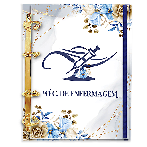 Agenda Fichário Personalizada Reposicionável: Enfermagem 16