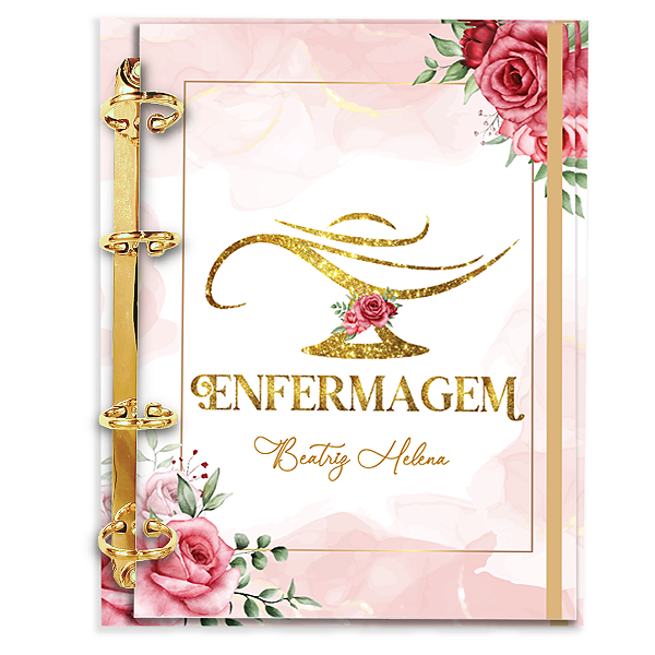 Agenda Fichário Personalizada Reposicionável: Enfermagem 17