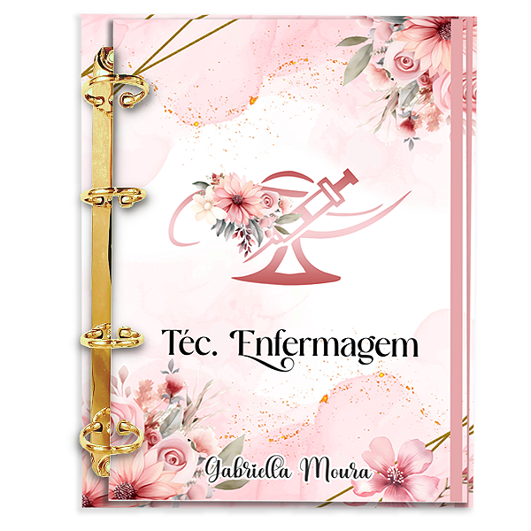 Agenda Fichário Personalizada Reposicionável: Enfermagem 21