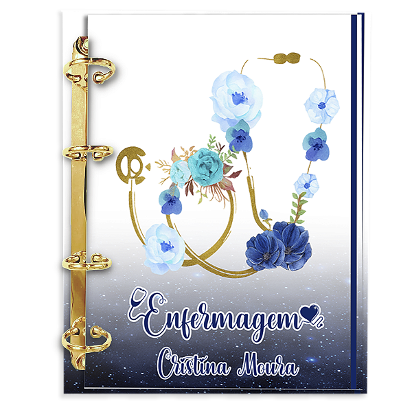 Agenda Fichário Personalizada Reposicionável: Enfermagem 28