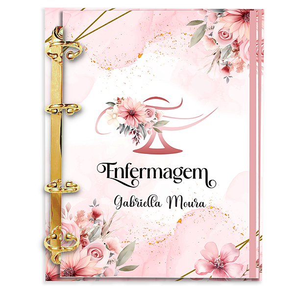 Agenda Fichário Personalizada Reposicionável: Enfermagem 34