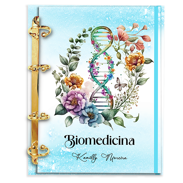 Agenda Fichário Personalizada Reposicionável: Biomedicina 12
