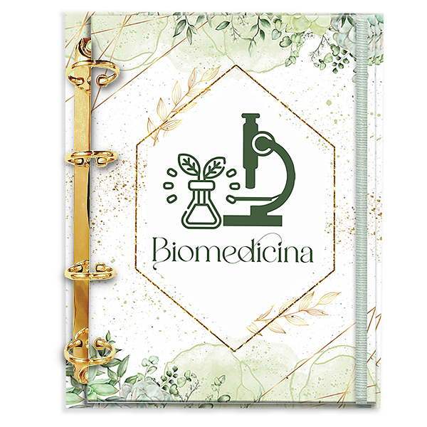 Agenda Fichário Personalizada Reposicionável: Biomedicina 04