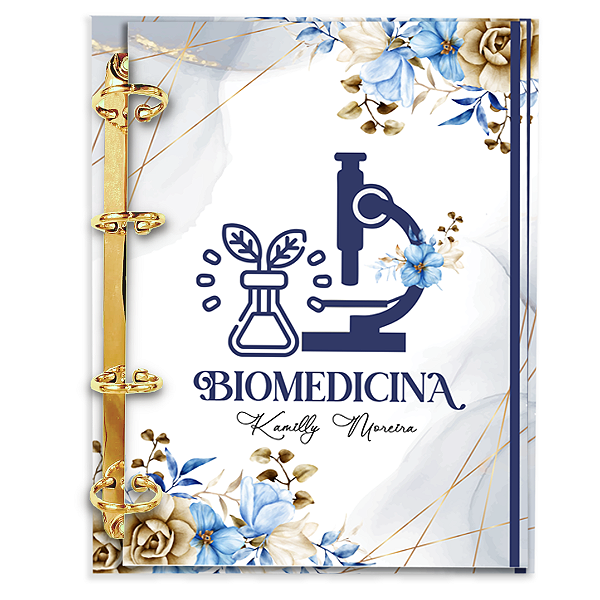 Agenda Fichário Personalizada Reposicionável: Biomedicina 06