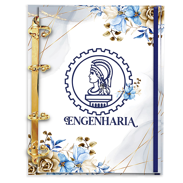 Agenda Fichário Personalizada Reposicionável: Engenharia 01