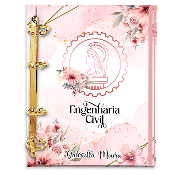 Agenda Fichário Personalizada Reposicionável: Engenharia 02