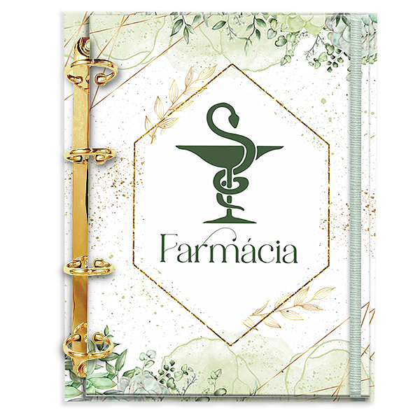 Agenda Fichário Personalizada Reposicionável: Farmácia 17