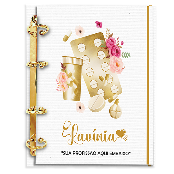 Agenda Fichário Personalizada Reposicionável: Farmácia 13