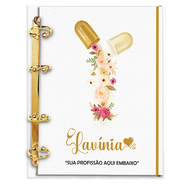 Agenda Fichário Personalizada Reposicionável: Farmácia 12