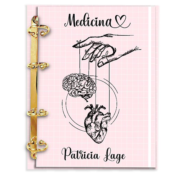 Agenda Fichário Personalizada Reposicionável: Medicina 06