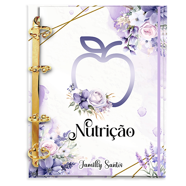 Agenda Fichário Personalizada Reposicionável: Nutrição 04