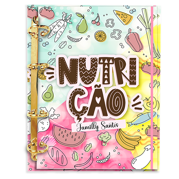 Agenda Fichário Personalizada Reposicionável: Nutrição 17