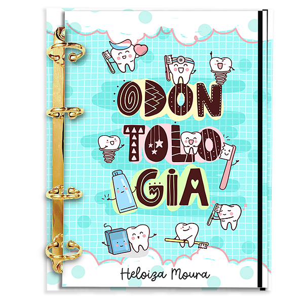 Agenda Fichário Personalizada Reposicionável: Odontologia 06