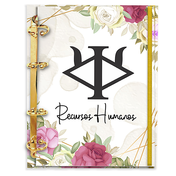 Agenda Fichário Personalizada Reposicionável: Recursos Humanos 01