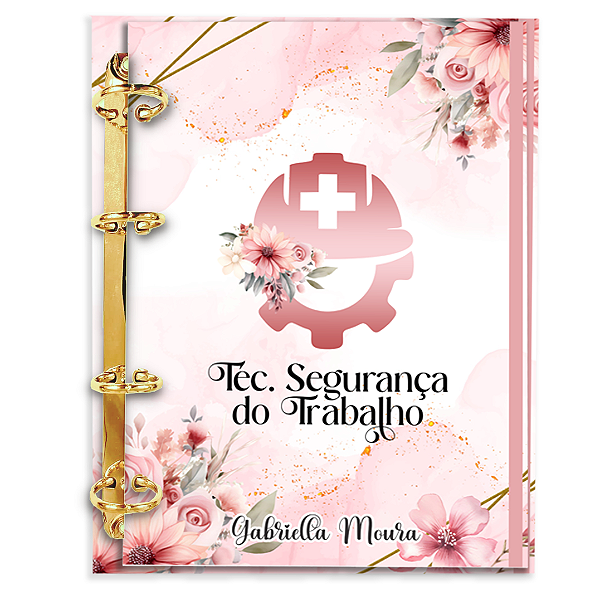 Agenda Fichário Personalizada Reposicionável: Segurança do Trabalho