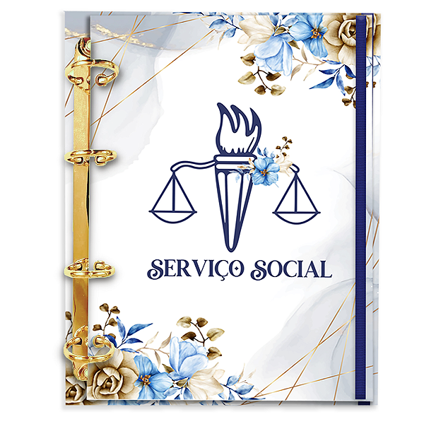 Agenda Fichário Personalizada Reposicionável: Serviço Social 02