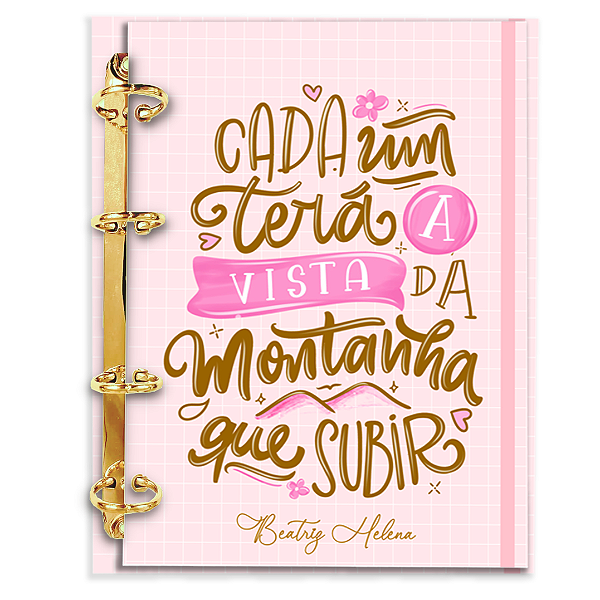 Fichário Personalizado Reposicionável Pautado: Frases Motivacionais 13