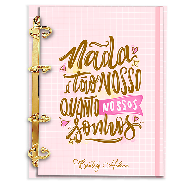 Fichário Personalizado Reposicionável Pautado: Frases Motivacionais 12