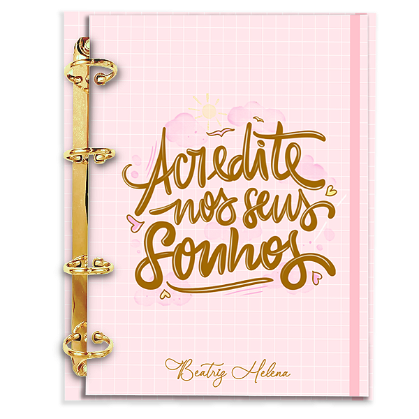 Fichário Personalizado Reposicionável Pautado: Frases Motivacionais 08